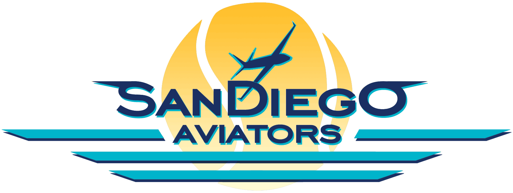 San Diego Aviators 2014-Pres Primary Logo iron on paper